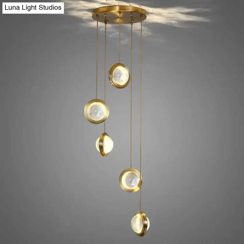 Clara - LED Crystal Glass Ball Pendant Lights for Indoor Lighting