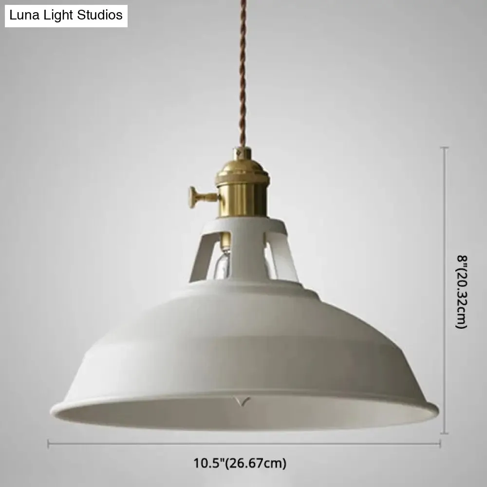 Contemporary Metal Barn Pendant Light Fixture for Restaurants