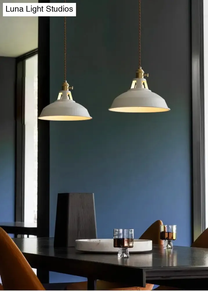 Contemporary Metal Barn Pendant Light Fixture for Restaurants