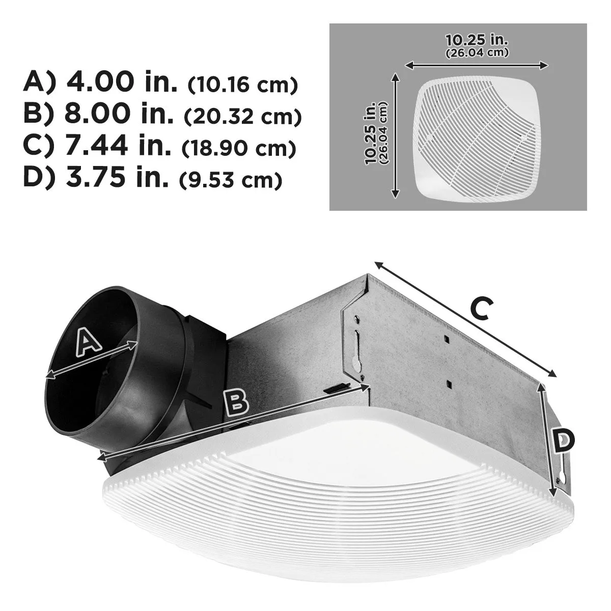 Contractor Series Ceiling/Wall Exhaust Bath Fans