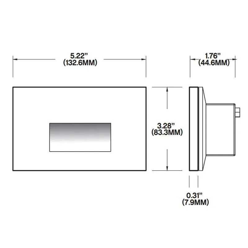 Core ST450 Horizontal LED Steplight, 12V