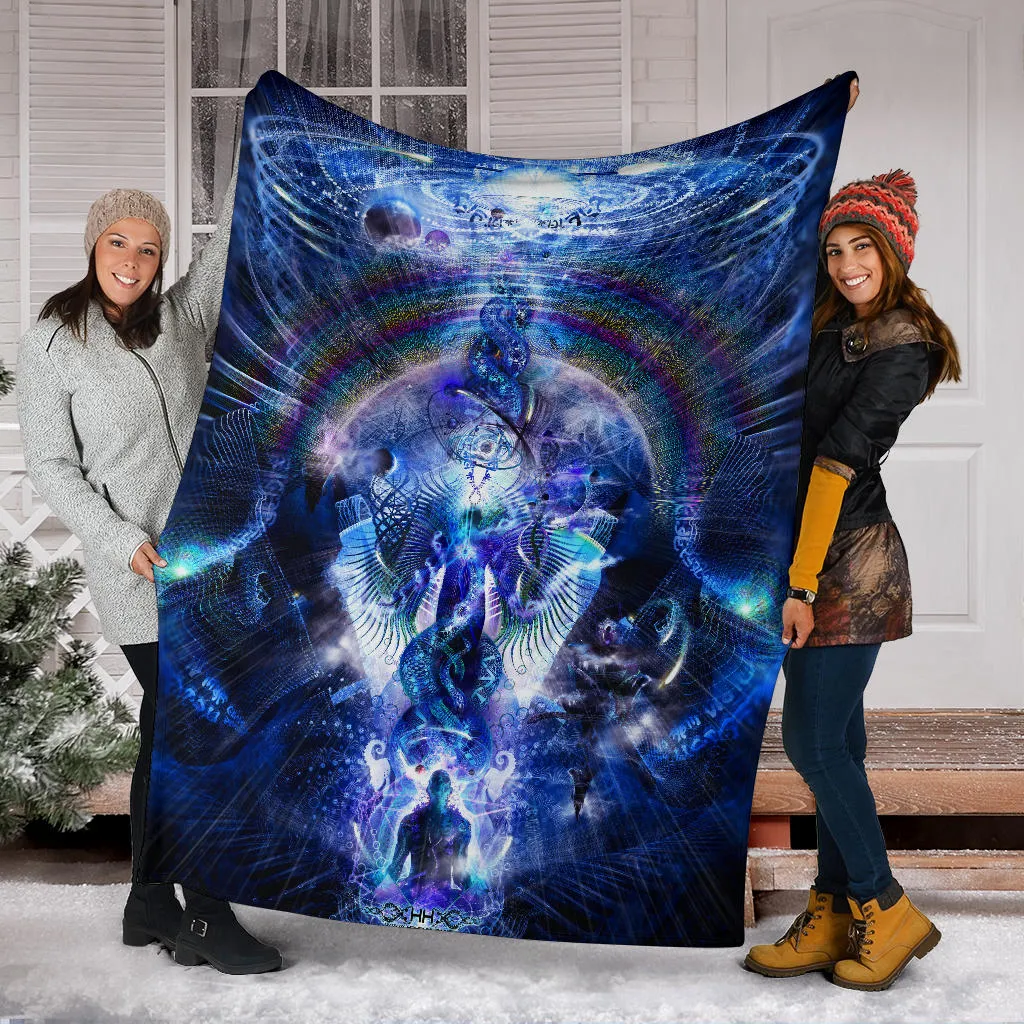 Cosmic Ascension Micro Fleece Blanket