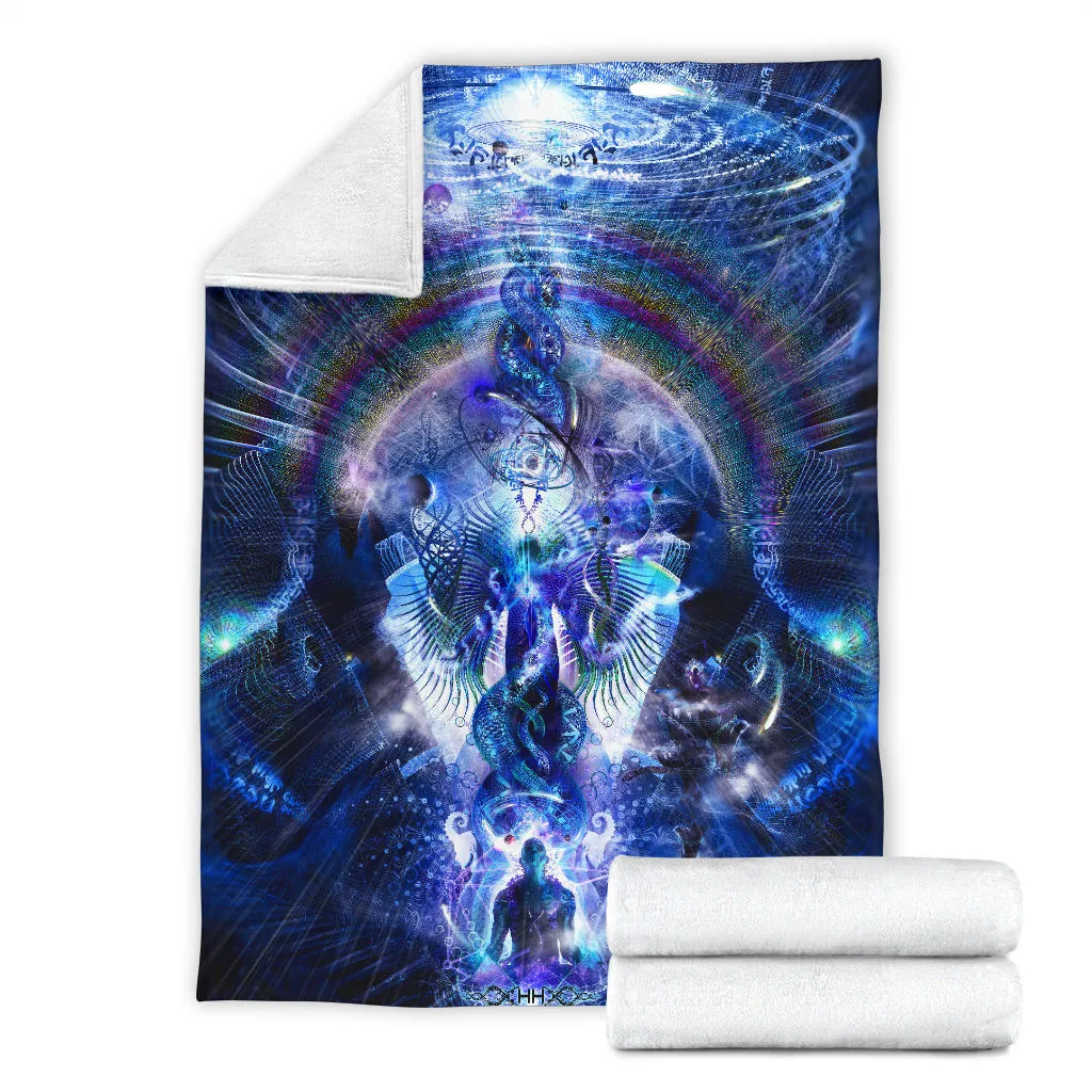 Cosmic Ascension Micro Fleece Blanket