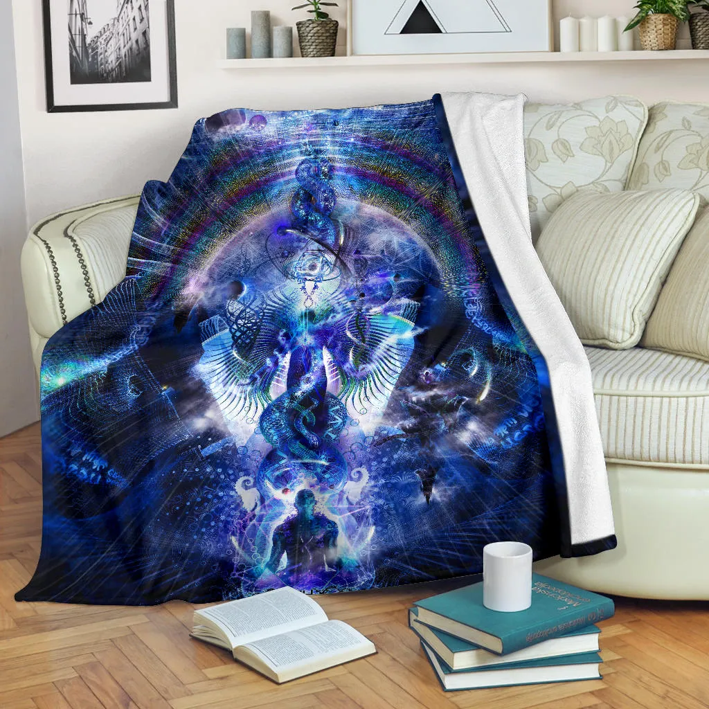 Cosmic Ascension Micro Fleece Blanket