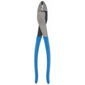 Crimping Tool With Cutter, 9.5-In.