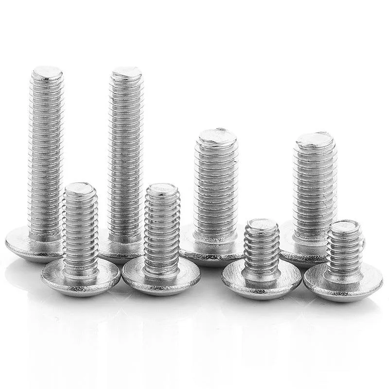 Cross Recessed Truss Head Machine  M3 M4 M5 M6 M8 Mushroom Big Flat Head Screw 304 Stainless Steel Philips Screw