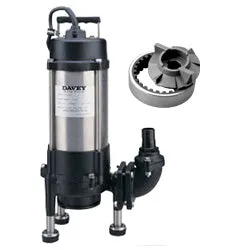 Davey DT08G Submersible Sewage Grinder Manual Pump 0.75KW 415V