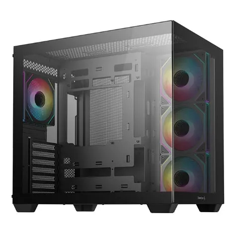 DEEPCOOL CG530 4F BLACK / WHITE Mid Tower (ATX) Gaming PC Case