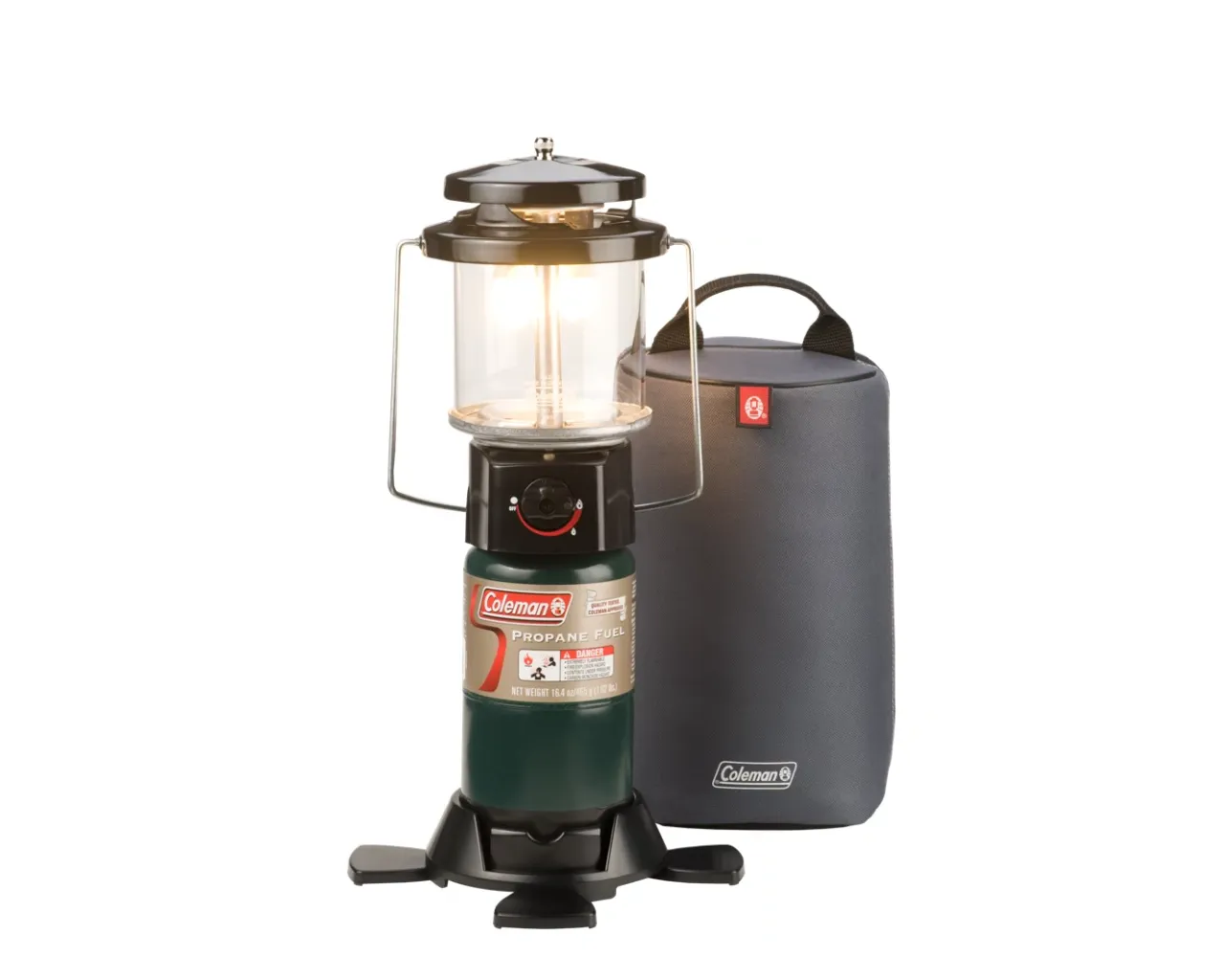 Deluxe PerfectFlow Propane Lantern with Soft Carry Case