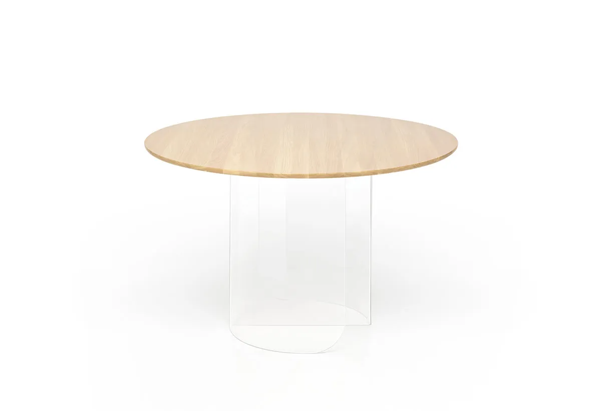 Dining Table - Plateau Round Transparent