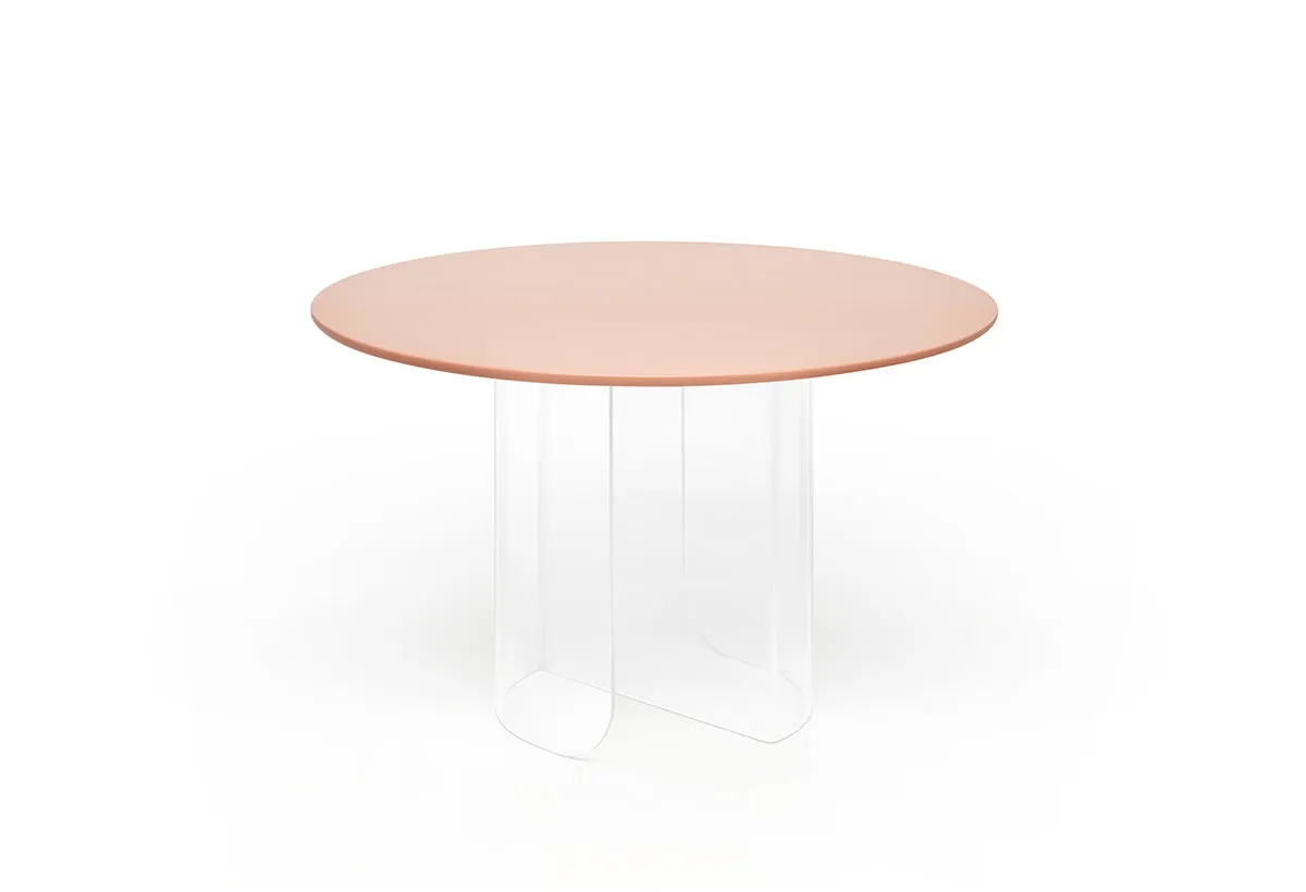 Dining Table - Plateau Round Transparent