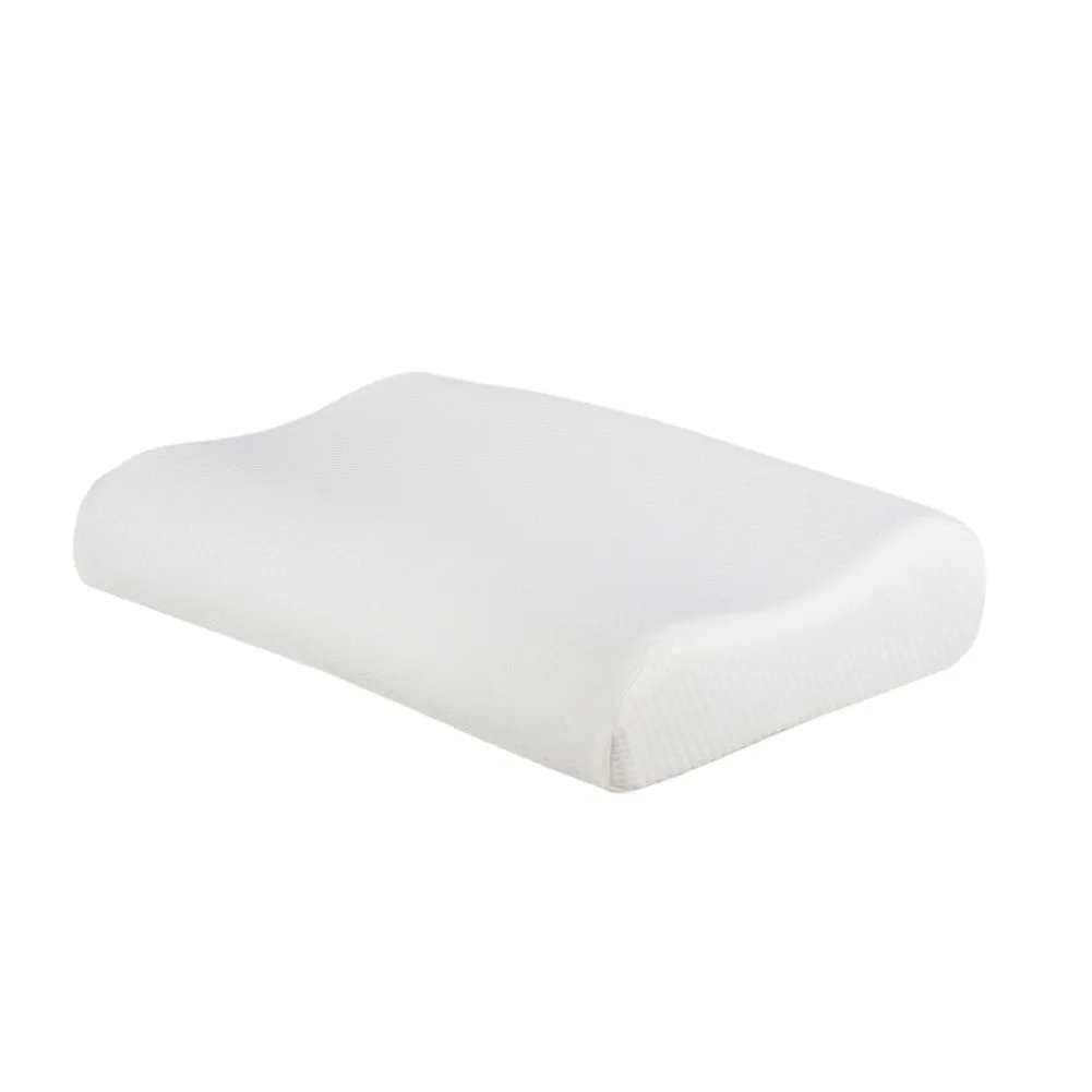 DSSTYLES Contour Pillow Memory Foam Pillow White