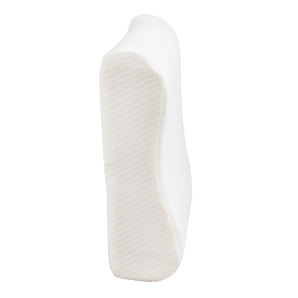 DSSTYLES Contour Pillow Memory Foam Pillow White