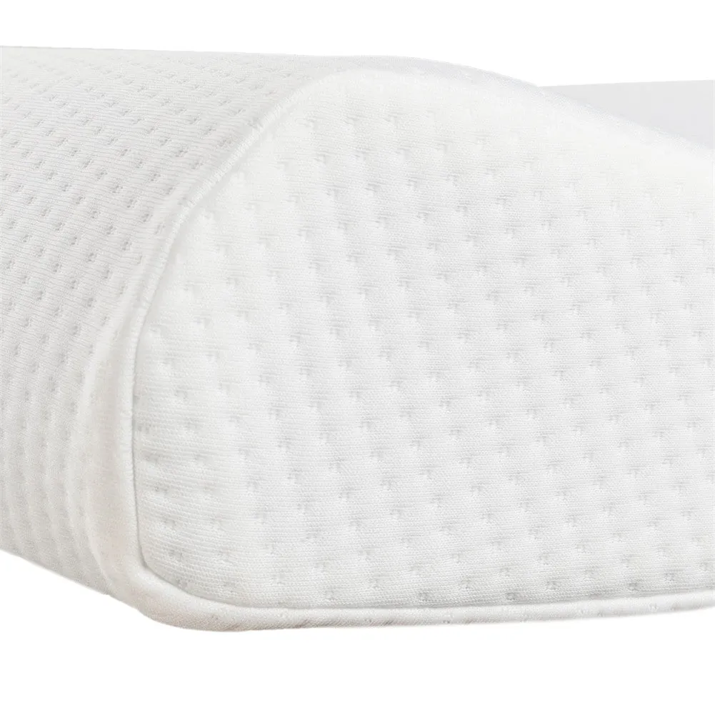 DSSTYLES Contour Pillow Memory Foam Pillow White