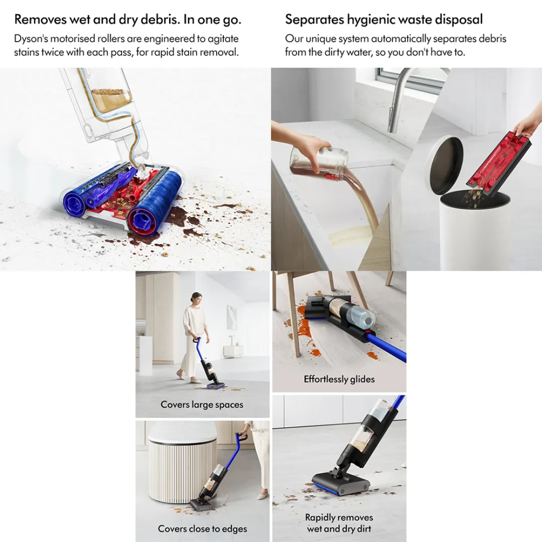 Dyson WashG1 WR01 (Ultra Blue & Matt Black) Wet Floor Cleaner