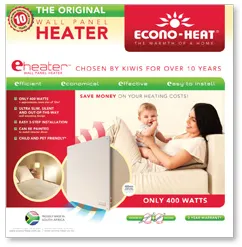 ECONO-HEAT® eHeater  with eController - The Super Smart All-in-One Thermostat and Timer 1.8m Cord