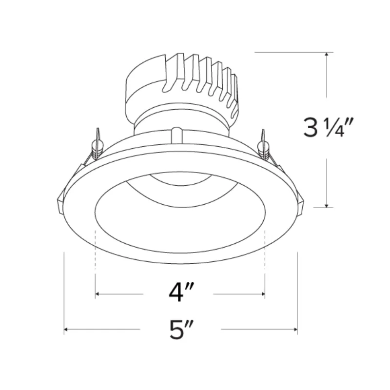 Elco EKCL4129 Pex 4" Round Adjustable Reflector