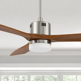 Eton Outdoor Ceiling Fan with Dimmable LED Light Remote 52"-Smart