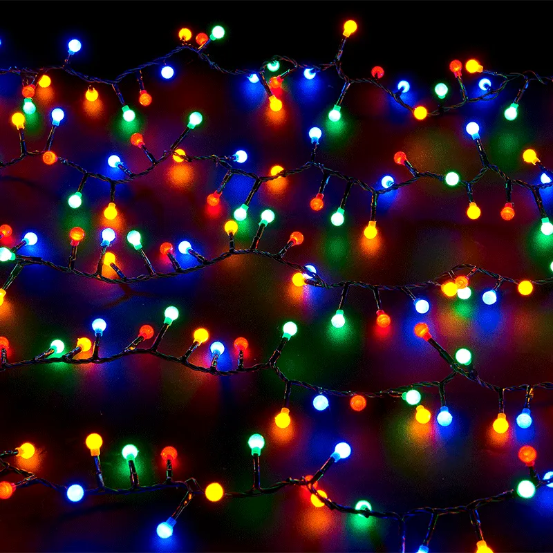 Fairy Cluster Christmas Lights Animated Multicolour Indoor 300 LED - 7.5m by Astralis