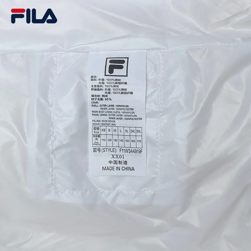 FILA CORE WHITE LINE EMERALD Women Down Jacket in White