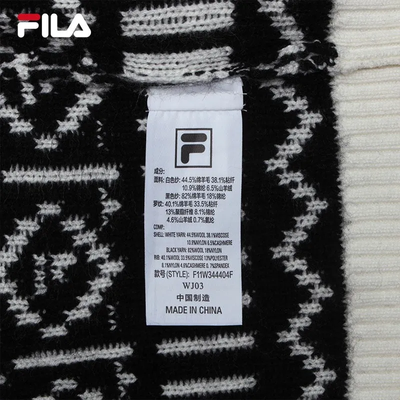 FILA CORE WHITE LINE EMERALD Women Knit Sweater in Ash