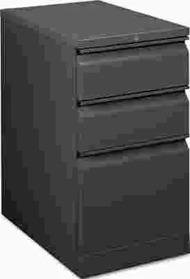 Flagship Mobile Box/Box/File Pedestal Full Radius Pull 22-7/8D Charcoal