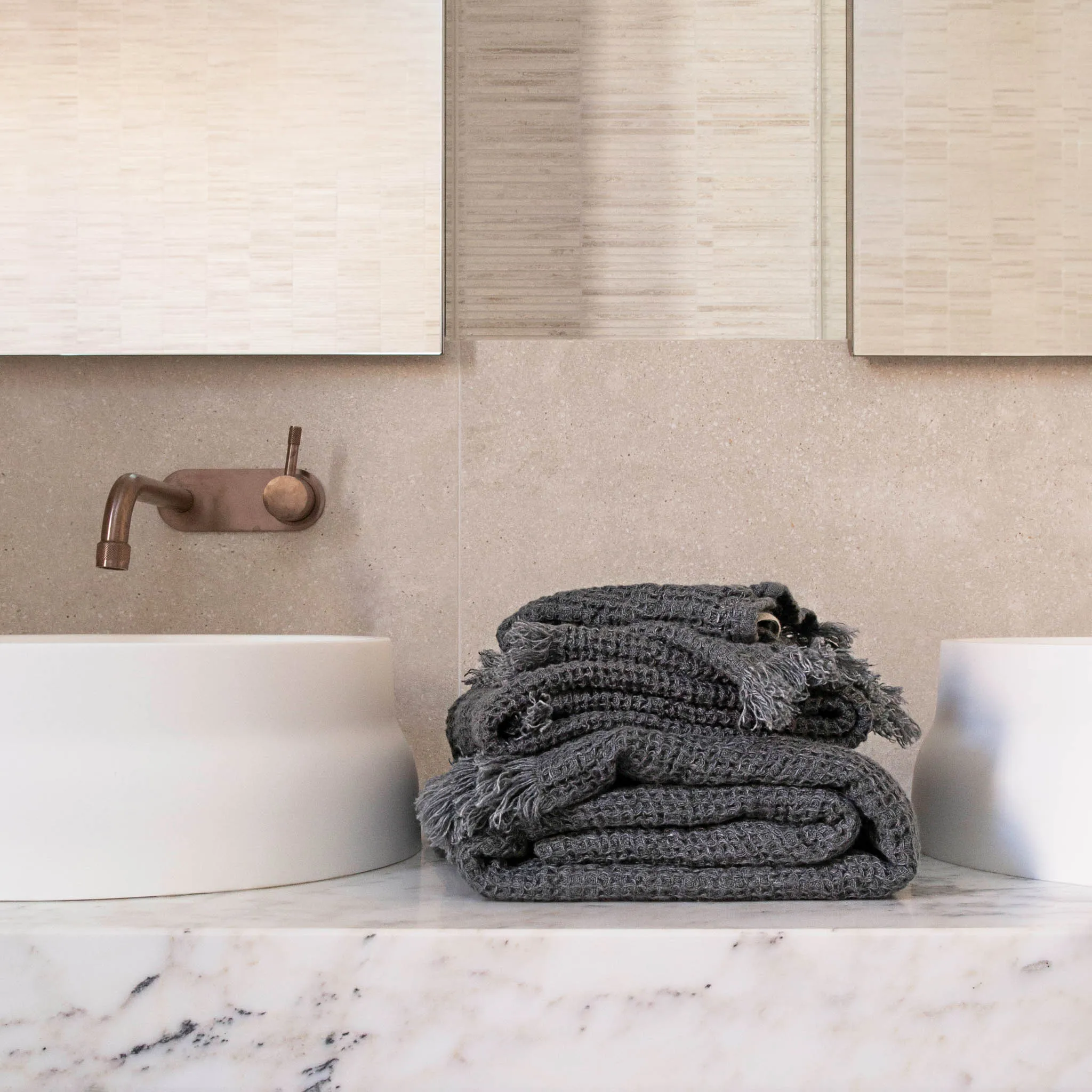 Flocca Linen Bath Towel - Tempest