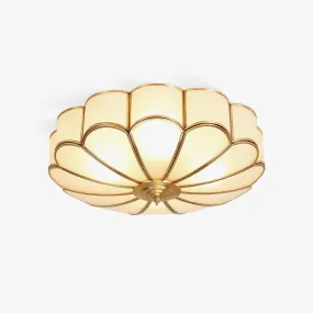 Flower Shape Glass Recessed Ceiling Light