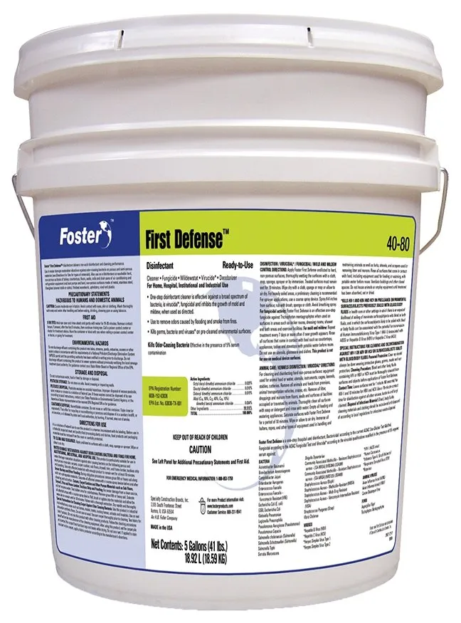 Foster® First Defense™ 40-80 Disinfectant (5GL)