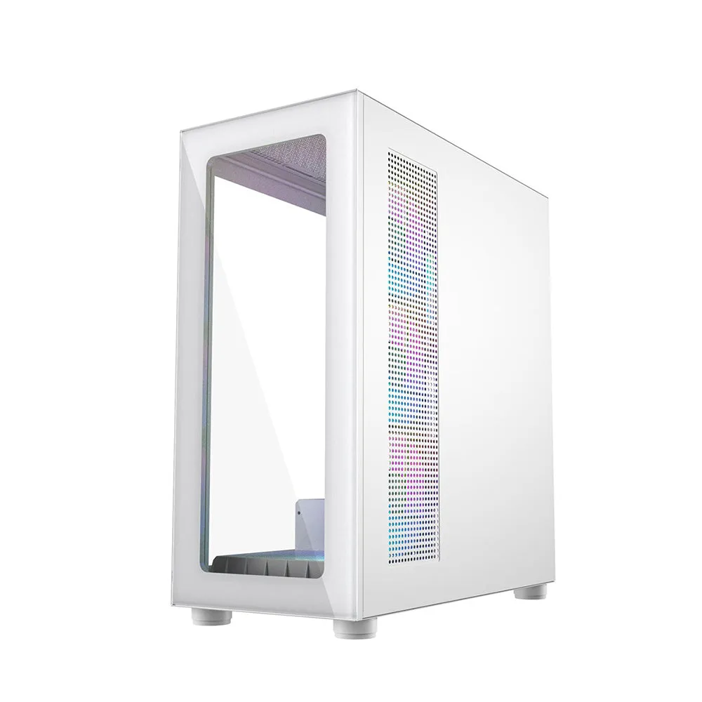 Gembird PC Case Gaming Fornax X450MAX ARGB White