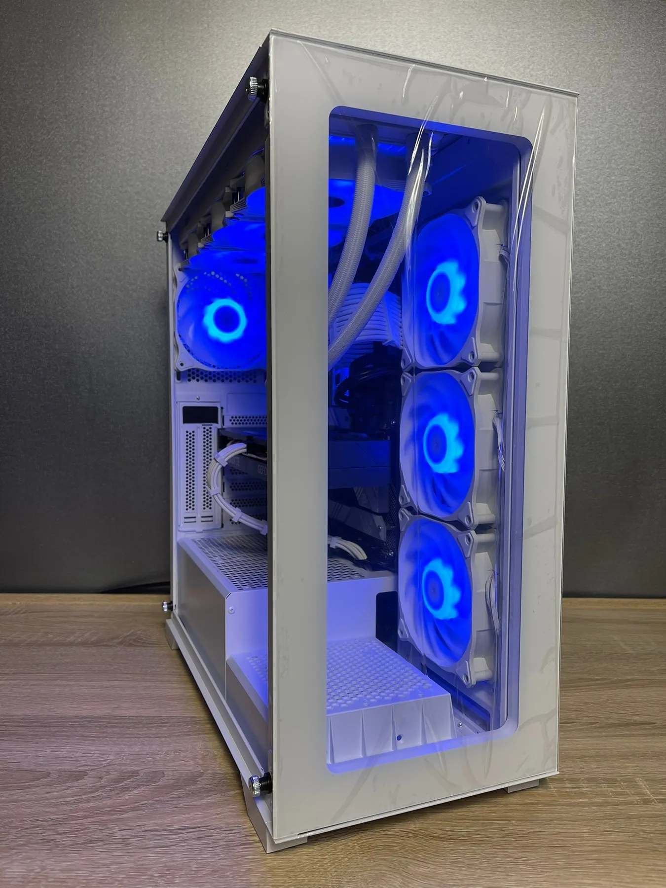 Gembird PC Case Gaming Fornax X450MAX ARGB White