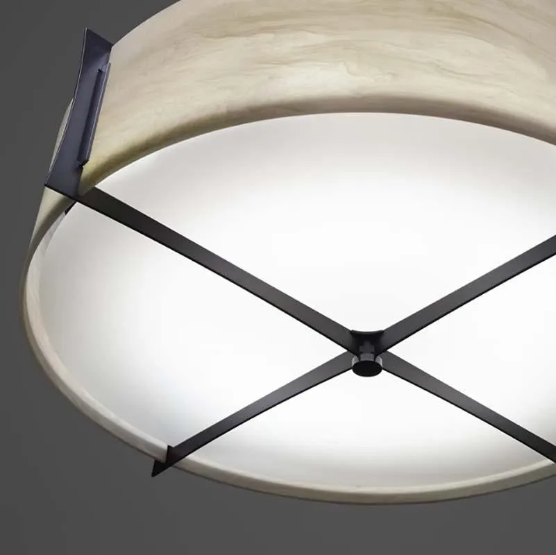 Genesis 17390-36-SFM Indoor/Outdoor Semi Flush Mount Pendant By Ultralights Lighting