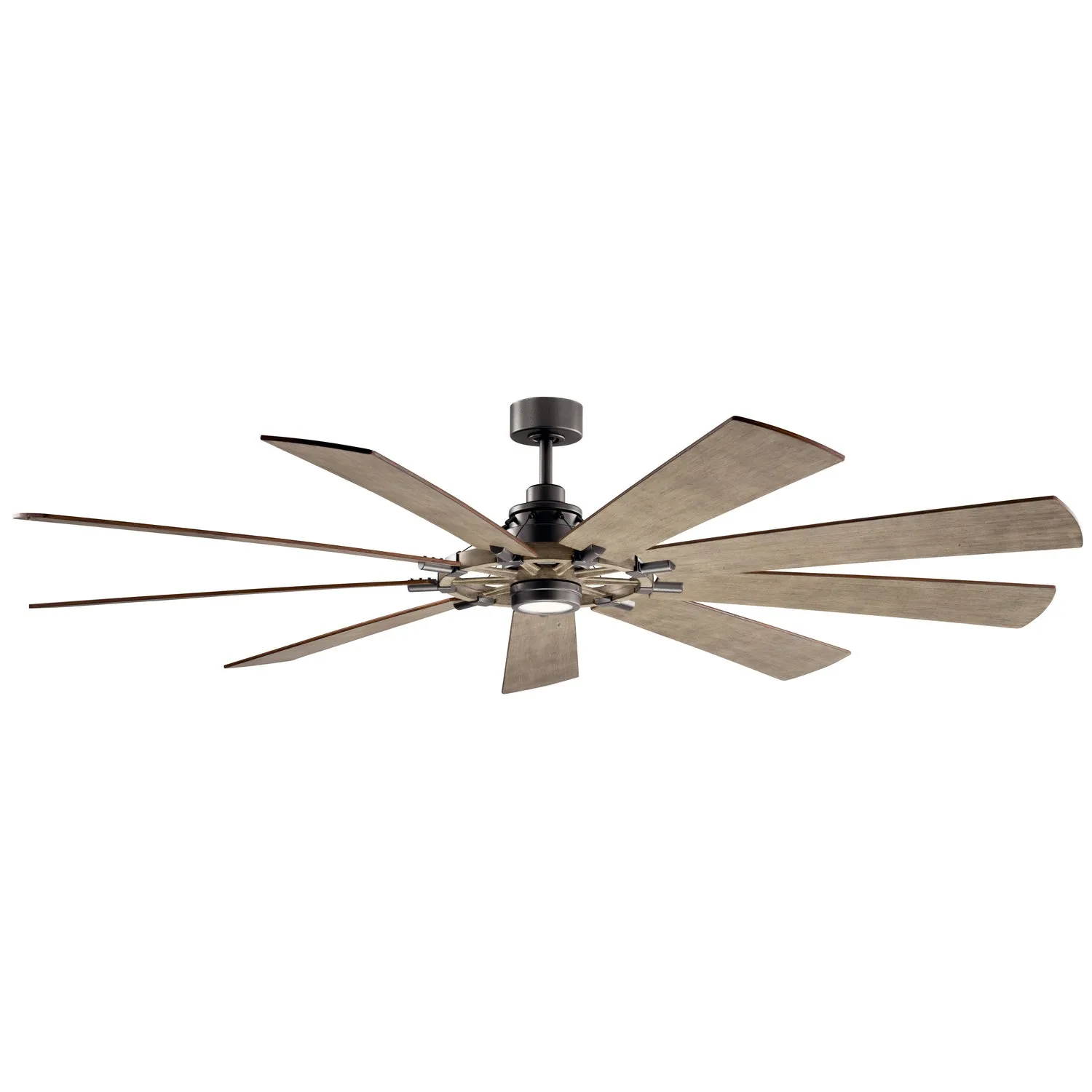 Gentry XL 65" LED Ceiling Fan in Anvil Iron