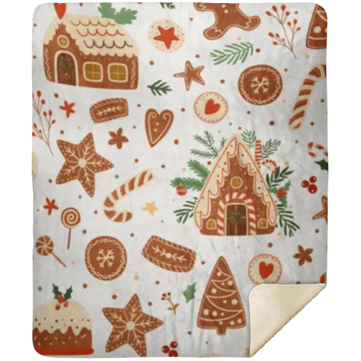 Gingerbread Christmas Blanket