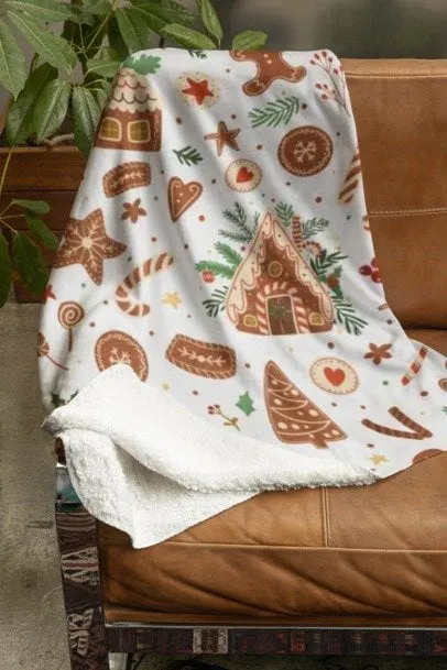 Gingerbread Christmas Blanket