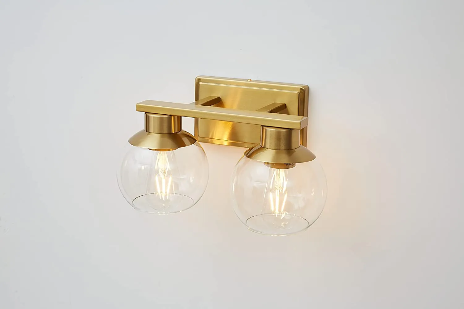 Gold Bathroom Vanity Light Fixture Mid Century