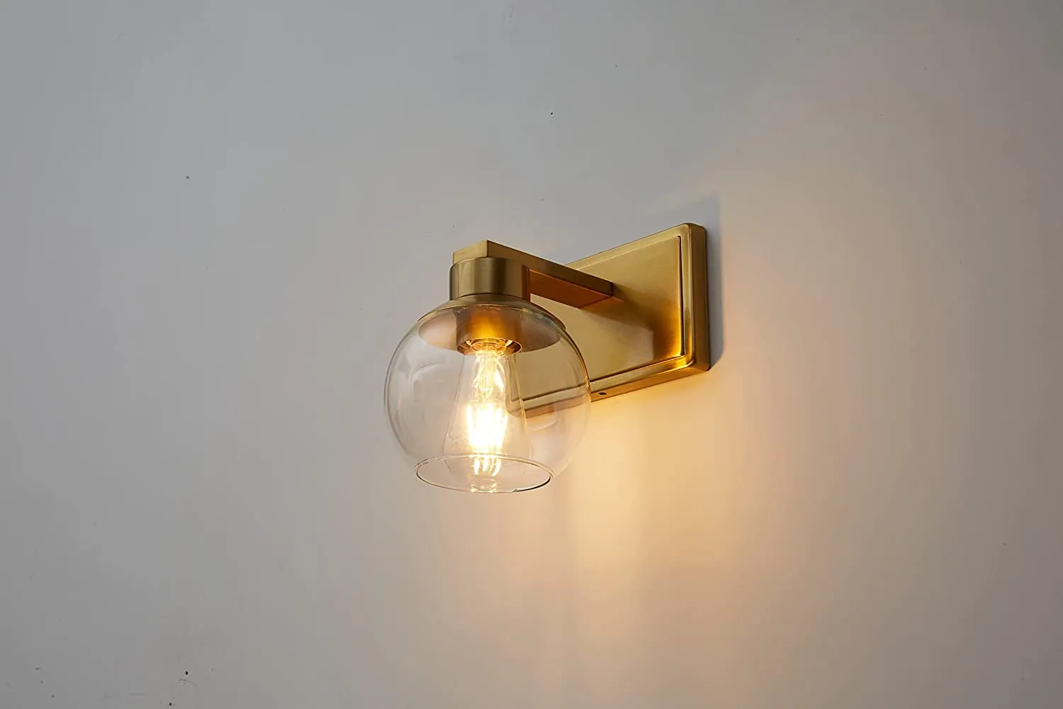 Gold Bathroom Vanity Light Fixture Mid Century