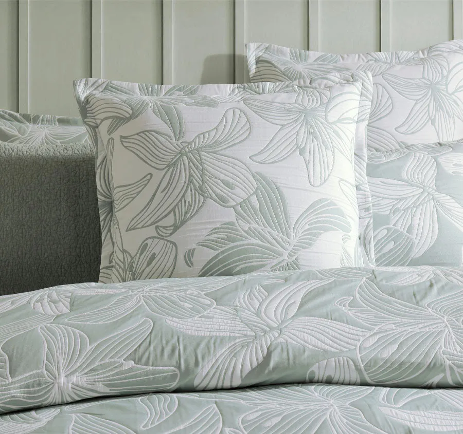 Grace European Pillowcase Sage