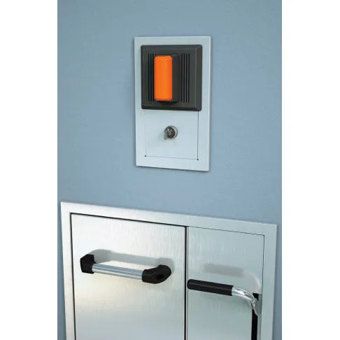 Guardian AP280-237 1" Alarm Assembly, w/ Recessed Amber Strobe Light and Horn, Silencing Switch, and Remote Sensing