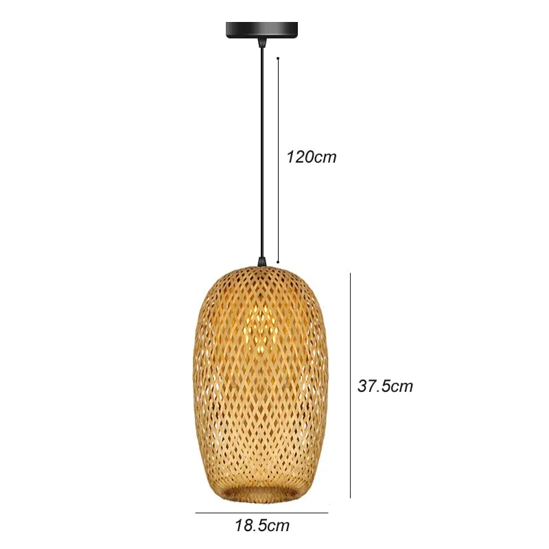 Hand Woven Bamboo Pendant Ceiling Lights/Chandelier Hanging Lamp