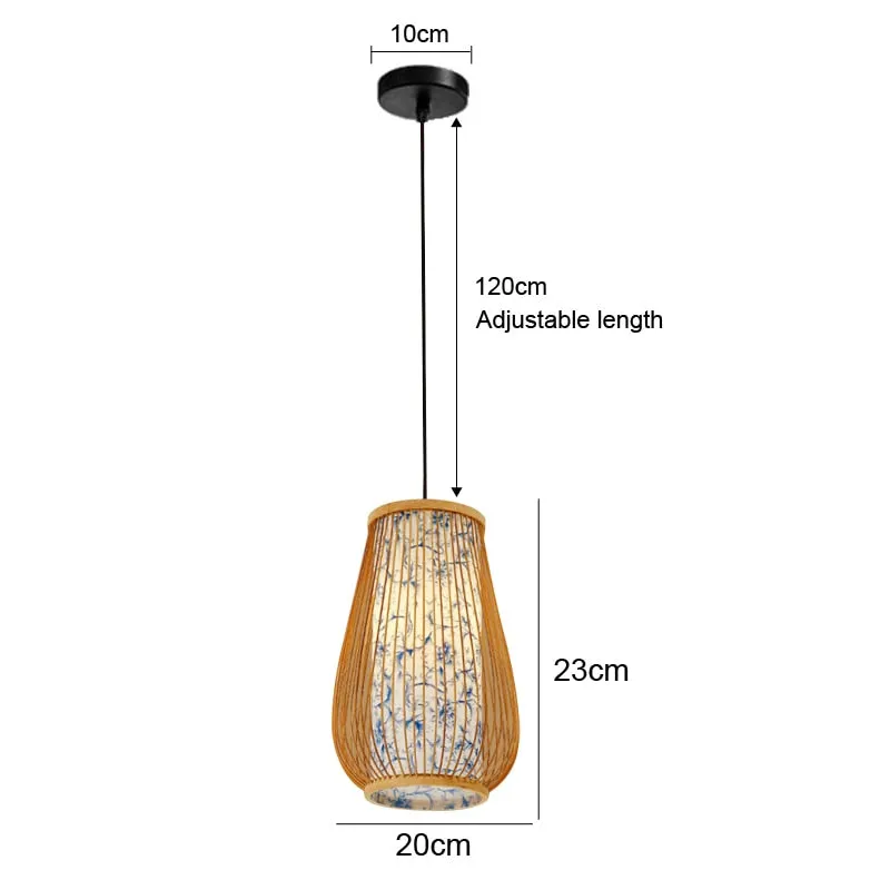 Hand Woven Bamboo Pendant Ceiling Lights/Chandelier Hanging Lamp