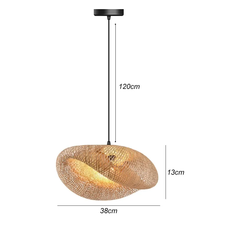 Hand Woven Bamboo Pendant Ceiling Lights/Chandelier Hanging Lamp