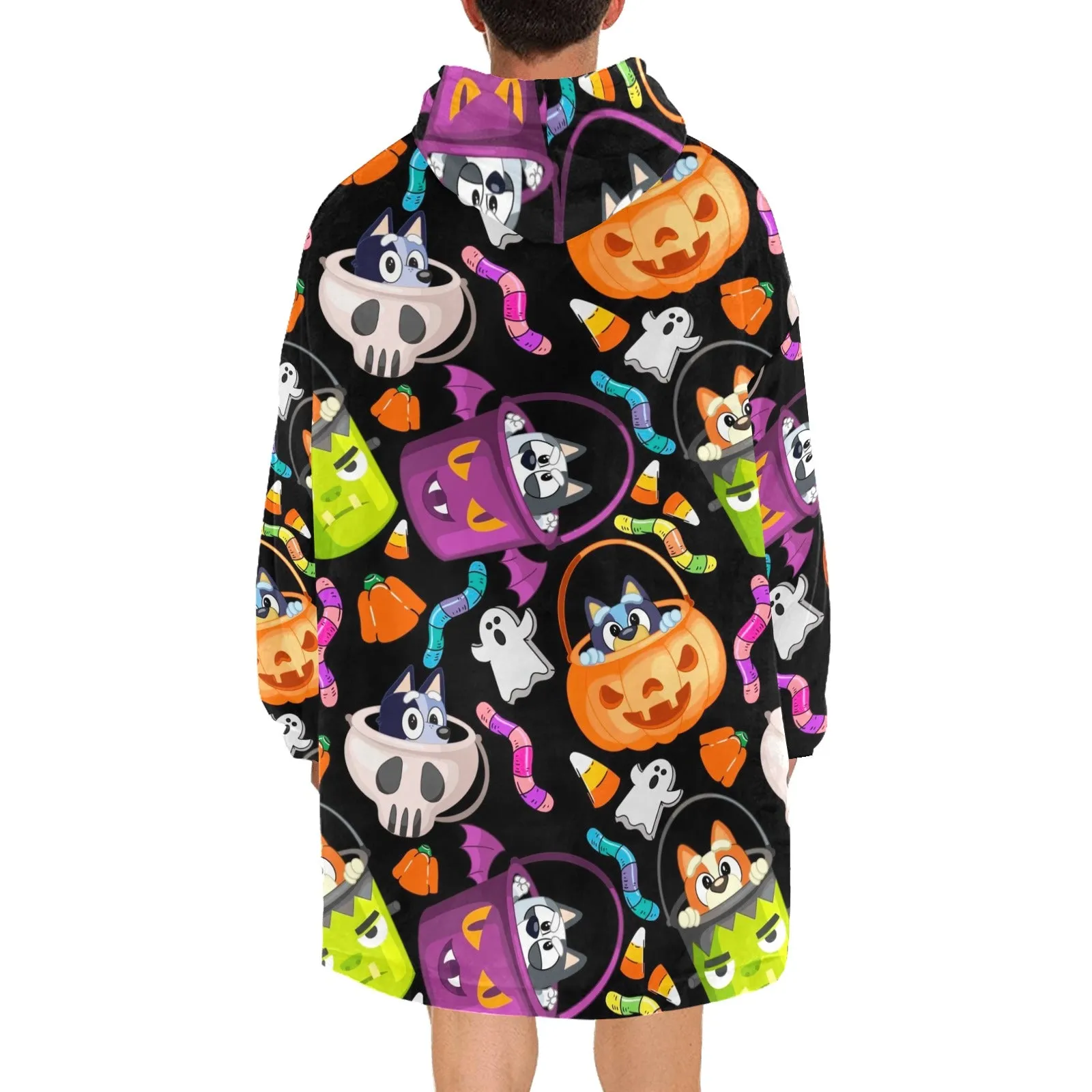 Heelerween - Hooded Blanket