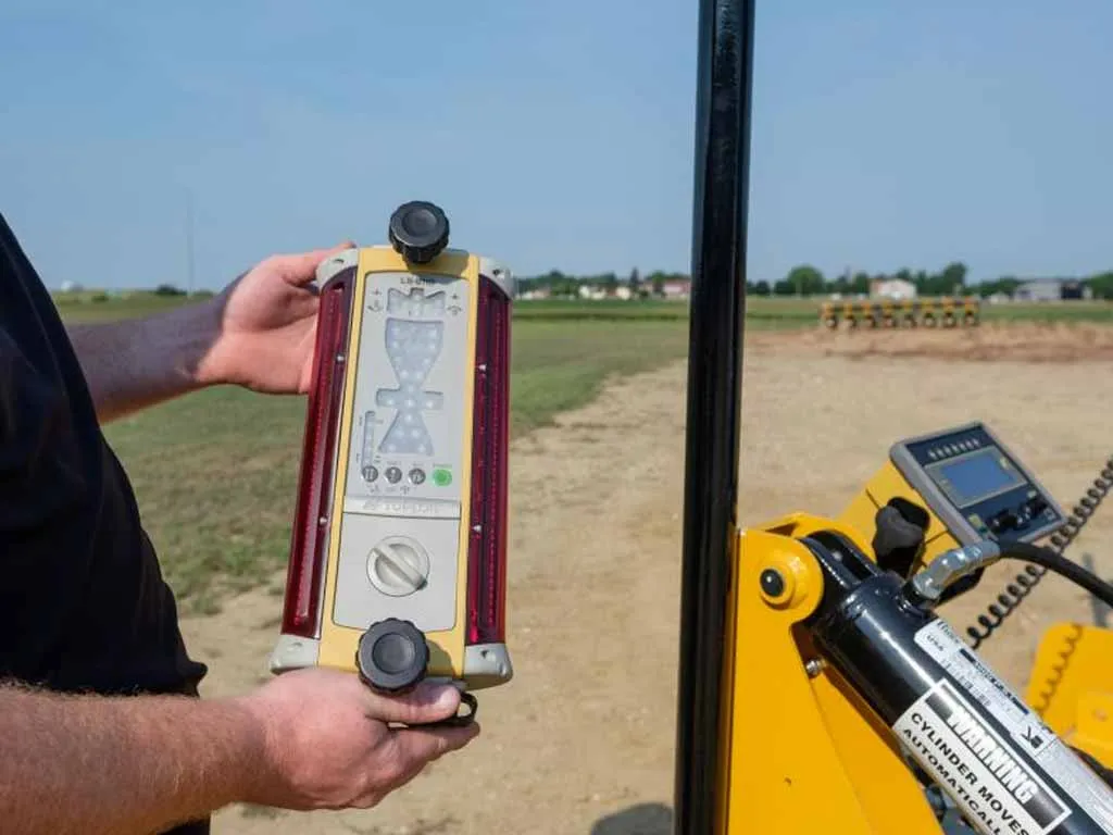 HITCHDOC dual dozer laser controlled grading box for skid steer loader (WITH LASER EQUIPMENT)