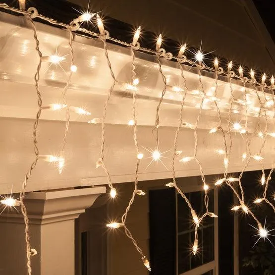 Holiday Cheer Icicle Holiday Lights 100 Pcs. Set