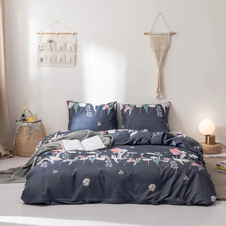 Home Textile Three-piece Hot-selling Amazon Hot Sale Duvet Cover Set Bedding 3 Sets