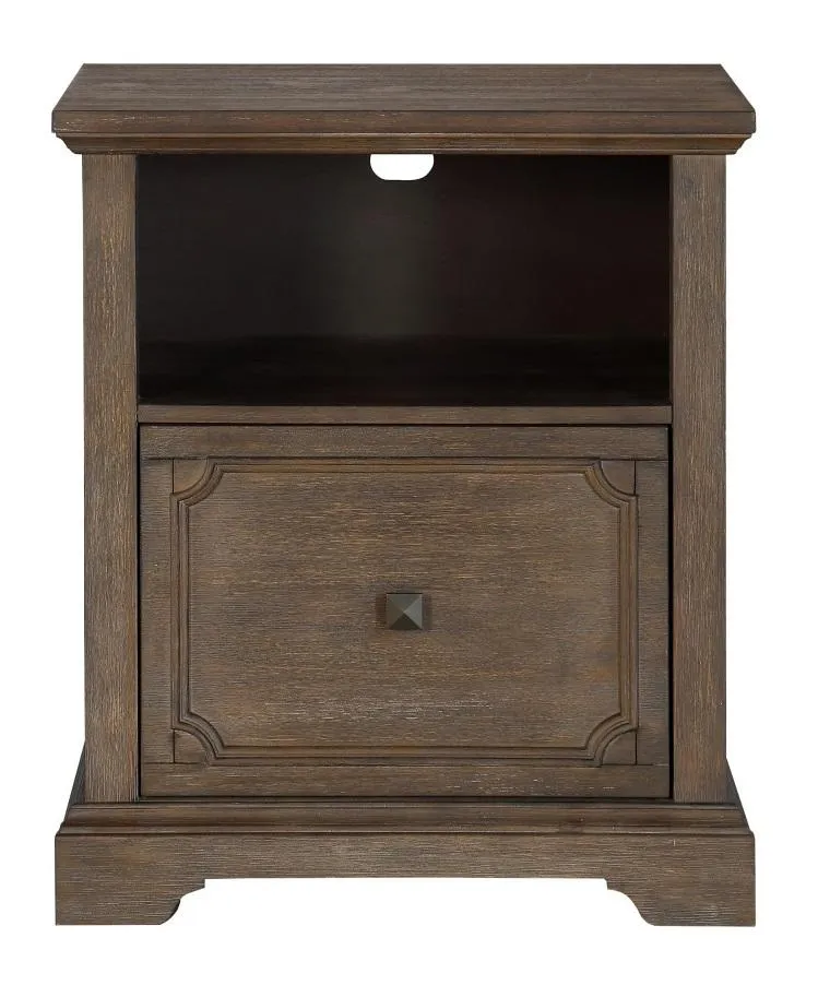 Homelegance Toulon File Cabinet in Wire-Brushed 5438-18