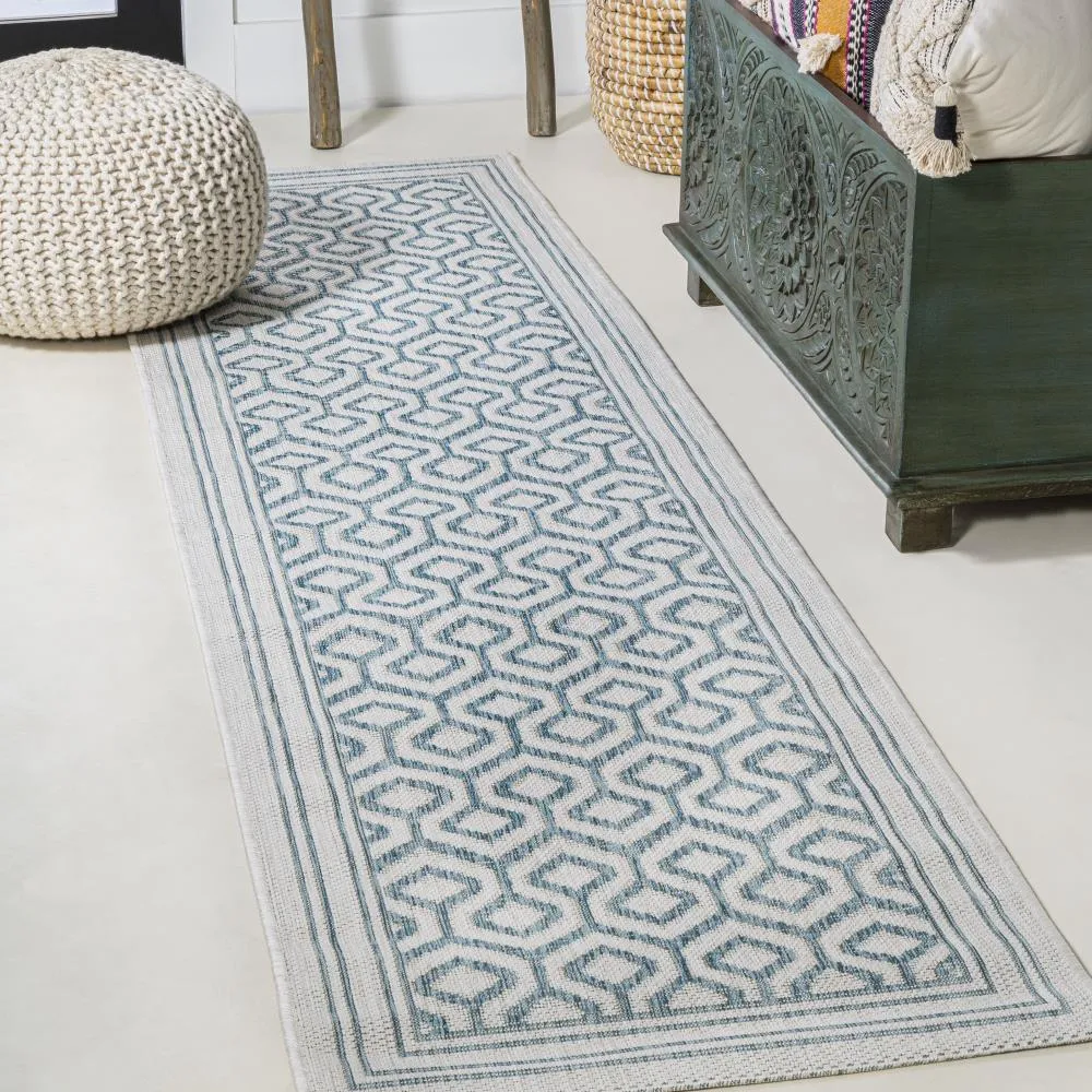 Horace diamond Trellis Indoor/outdoor Area Rug