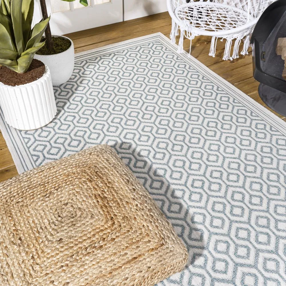 Horace diamond Trellis Indoor/outdoor Area Rug