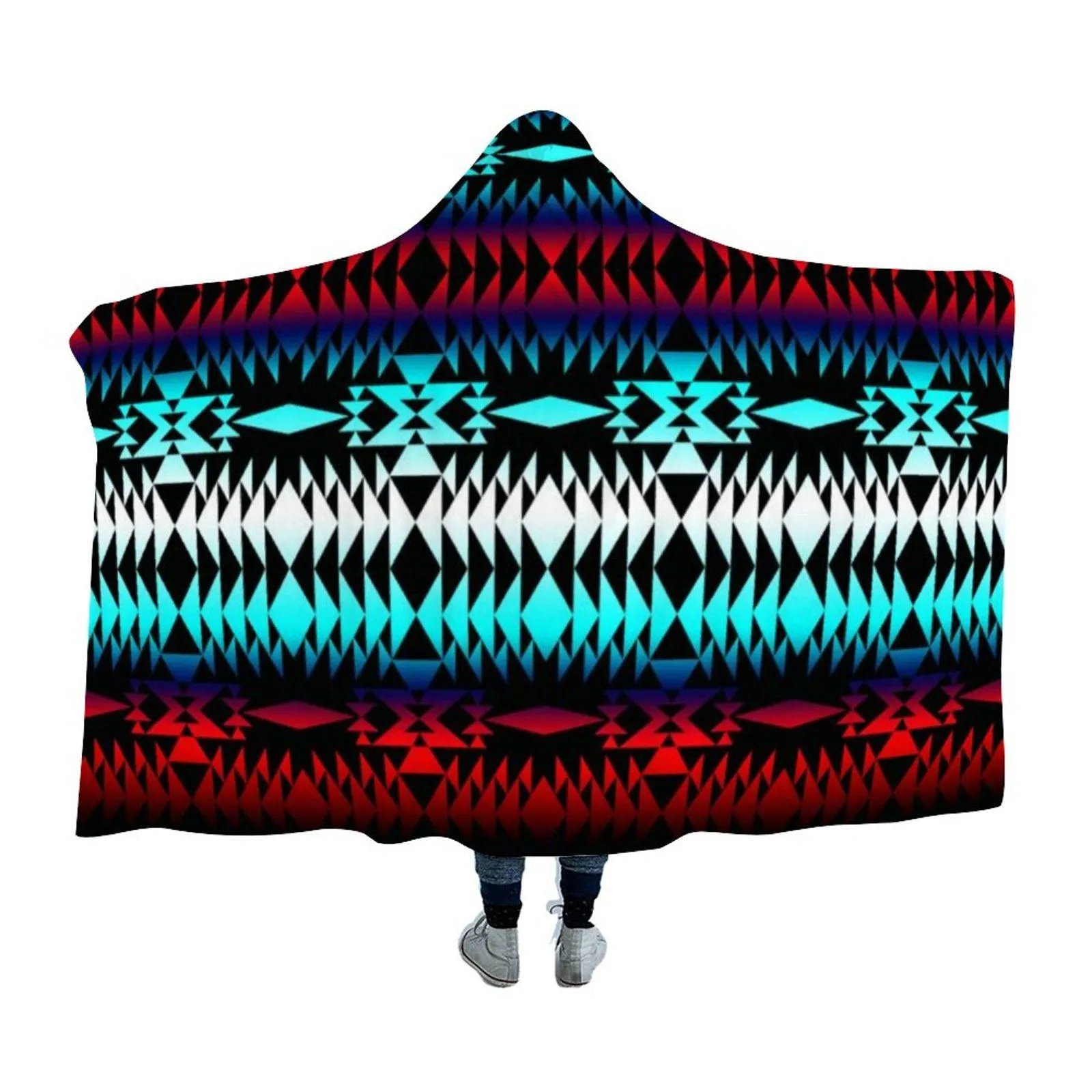 In Between Two Worlds Hooded Blanket